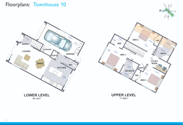 Townhouse 10 floor plan